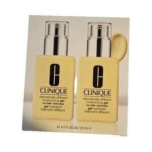 Clinique Dramatically Different Moisturizing Gel Duo 2 x 4.2 oz New Sealed